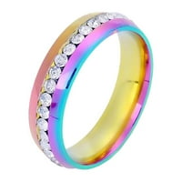 Par prsten lagani površinski prsten nakit par prsten nakit