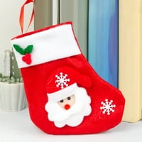 Božićne čarape Božićne torbe za božićne ukrase ukrasi Božićni santa Claus Snjegovinske čarape Candy