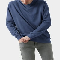 Šešir i izvan muške premium Crewneck Francuski francuski pamučni džemper