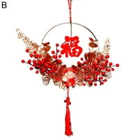 Limei Garland viseći ukras stvara atmosferu široka primjena jedinstvena tradicionalna kineska novogodišnja