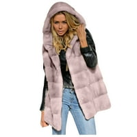 Adviicd vuneni kaputi za žene Ženski kaput nejasan kardigan topla jakna dugih rukava za zimske kapute