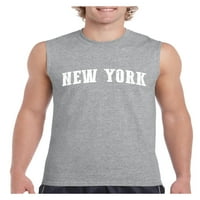 Muška grafička majica bez rukava - New York City