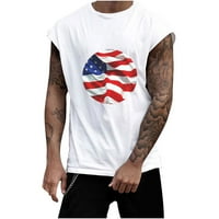 Giligiliso Clearence Muške američke košulje za zastave Muškarci Ležerne prilike modne ispis Pulover