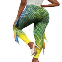 Glookwis dame uska dna mršave gamaše Stretch casual pantalone elastične struke ribarske skale yoga hlače