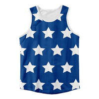 4. jula majica bez rukava Američka zastava USA zastava 4. jula Eagle 3D tenkovi za muškarce Grafičke