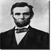 Abraham Lincoln Portret, Zidna slika umjetnost na ispruženim platno, spremna za objesiti