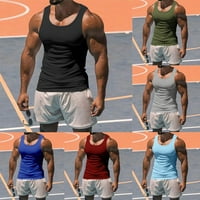 Muški vrpci bez rukava vrhovi tine majica Sportska teretana mišića fitness bluza