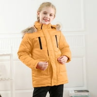 Dječji zimski kaput Dječji dječaci Djevojke Zimski zadebljani kaput sa džepnim jaknom s kapuljačom Toddler