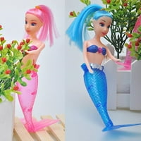 Vodootporna LED lampica Plivanje Mermaid Doll Kid Girl Igračka kupaonica Banje Bazen Boja nasumično