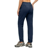 Ociviesr Ženske planinarske hlače na otvorenom radna odjeća Fitness Sportski trčanje Stretch tkani pješačke hlače Obrežene hlače UPF 50+ hlače odijela za žene Business casual pantalone za žene