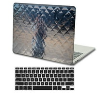 Kaishek Hard Shell pokrivač kompatibilan je samo - rel. MacBook Pro 15 Touch bar + crni poklopac
