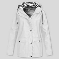 Jakne za žene Ležerne prilike pune jakne na otvorenom plus veličine s kapuljačnim vodonepropuštenim