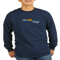 Cafepress - San Diego zalazak sunca - tamna majica s dugim rukavima