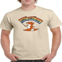 Ljubav za sve Corgi sa majicama zastava Men -Shartprints dizajni, muški 3x-veliki