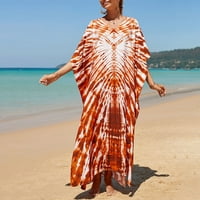 FOPP prodavač Ženski ogrtač na plaži Smock Loose Velike veličine plaže suknje Robe Smock đumbir Jedna