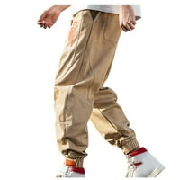 Puawkoer devet hlača labave pantalone Sportske hlače Plus veličine Hlače Cargo Muške Ležerne prilike