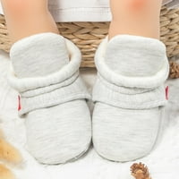 Djevojke djevojke cipele za čarape za djecu jesen zima zimska solidna boja pamučna potplata proklizavajuće