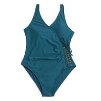Tržni upravljački kupaći kostimi za žene jednodijelni kupaći kostimi čvrsti ispis a l