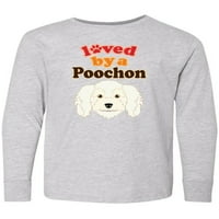 Inktastic Poochon Dog Day Youth Majica s dugim rukavima