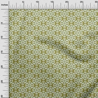 Onuone viskoza šifon vapnena zelena tkanina azijski blok Ispis geometrijske šivaće tkanine uz dvorište