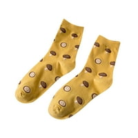1 kaverski čarape za žene Ženske zimske čarape Jesen i zima Srednja cijev Socks Tiskanje toplih čarapa