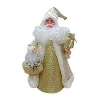 Big Santa Claus Slika Božićne električne santa Plišaničke igračke klauzula Božićne ukrase za kućni božićni