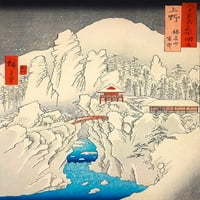 Mt. Haruna pod snijegom ANDO Hiroshige