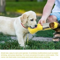 Višenamjenski i prenosivi dozator vode za pse sa spremnikom za hranu, odvojivi dizajn kombinirani kup