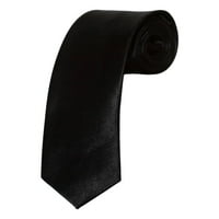 Muška čvrstoća kostima Crna kravata Crna kravata