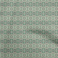 Onuone pamučna kambrična lagana manta zelena tkanina azijska Suzani šivaće tkanina od dvorišta tiskana