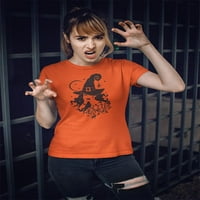 Lijepa majica u obliku vještice žene -Image by shutterstock, ženska srednja sredstva