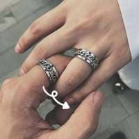 Jednostavan prsten osjetljiv prsten od nehrđajućeg čelika nakit kreativni prsten modni prsten za prste