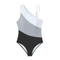 Ženske kupaće kostime podstavljene push-up bez i jednodijelni kušač s gaćicama Slim Fit tiskani kupaći