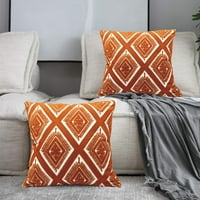 Vezerani ukrasni bacanje jastuk na poklopcu, boho geometrijski modernim elegantnim elementima od pamučnog