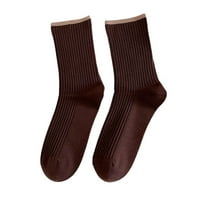 Riforla žene jesen i zima podudaranje zadebljanih toplinskih svjetičnih čarapa ženske čarape b jedna