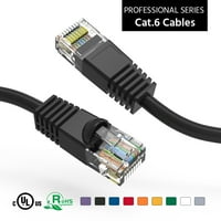 150ft CAT UTP Ethernet mreže pokrenuta kabl crna, pakovanje