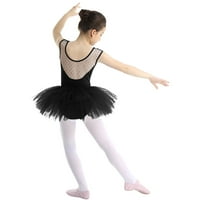 Dječje djevojke jedno bez rukava u obliku leđa ballet tutu haljina