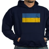 Cafepress - Ukrajina Zastava Vintage Retro stil Duks - pulover Hoodie, klasična, udobna dukserica sa