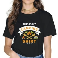Ženski izlet Tops Ovo je moja kamping majica Funny Camper kratka seelve majica