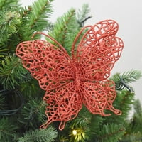 Vnanda set BOŽIĆ BUTTERFLY Ornament DIY Craft Leptir Clip Simulacija udubljeni leptir za božićnu zabavu