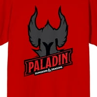 Dungeons & Dragons Paladin Crew vrat kratkih rukava crvena muška majica-XXL
