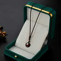 Ogrlice sa ogrlicom od hanxiulin-a ogrlicu za žene za žene prirodni kamen privjesak tkani ogrlica s