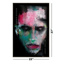 Marilyn Manson - uokvireni muzički plakat