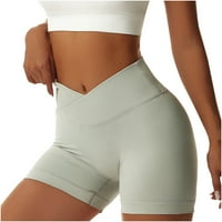 Chiccall High Squist joga kratke hlače za žensku kontrolnu temmu Fitness Atletic Workout Trčevi hlače