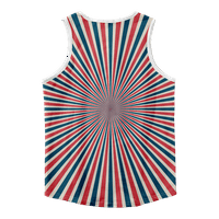 4. jula Grafičke majice bez rukava bez rukava s majicama crvene plave zvijezde Eagle USA zastava 3D tenkovi za muškarce Grafičke majice bez rukava ljetne vrhove