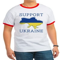 Cafepress - Podrška Ukrajina Ringer T - pamučna majica