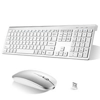 Punjivi bežični tastaturski miš, urban tanka tanka tastatura niskog profila i miš sa numeričkim tastaturama