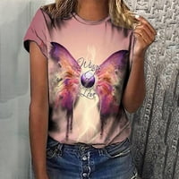 Zodggu Ljeto Žene Tuničke vrhove Grafički T košulje Prodaja Novelty Mashirt Crewneck Tees Holiday Relapom