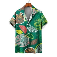 STAMZOD Kompresijske košulje za majicu 3D 3D štampane havajske majice kratkih rukava modna casual na