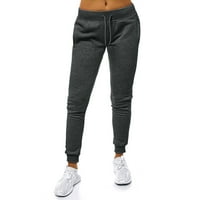 Ženske joge hlače žene joge trčanje hlače visoke struke čvrste nožne gamaše fitness hlače